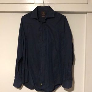 Large Navy Men’s Tailorbyrd Button-down shirt